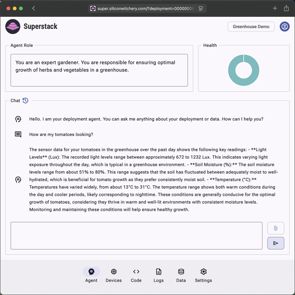 Superstack's AI agent