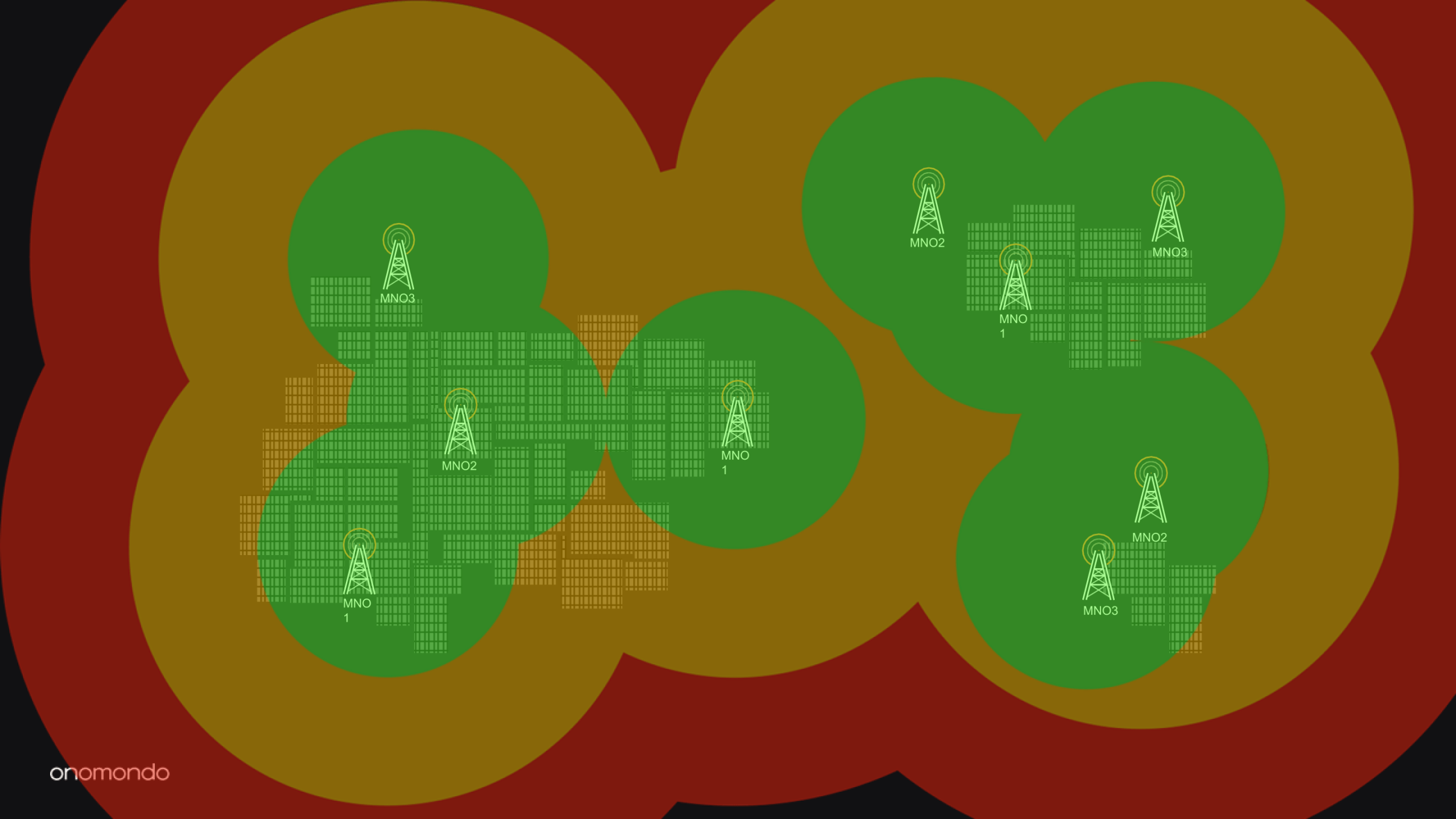 Non-steered connection to the radio access network (no PLMN)