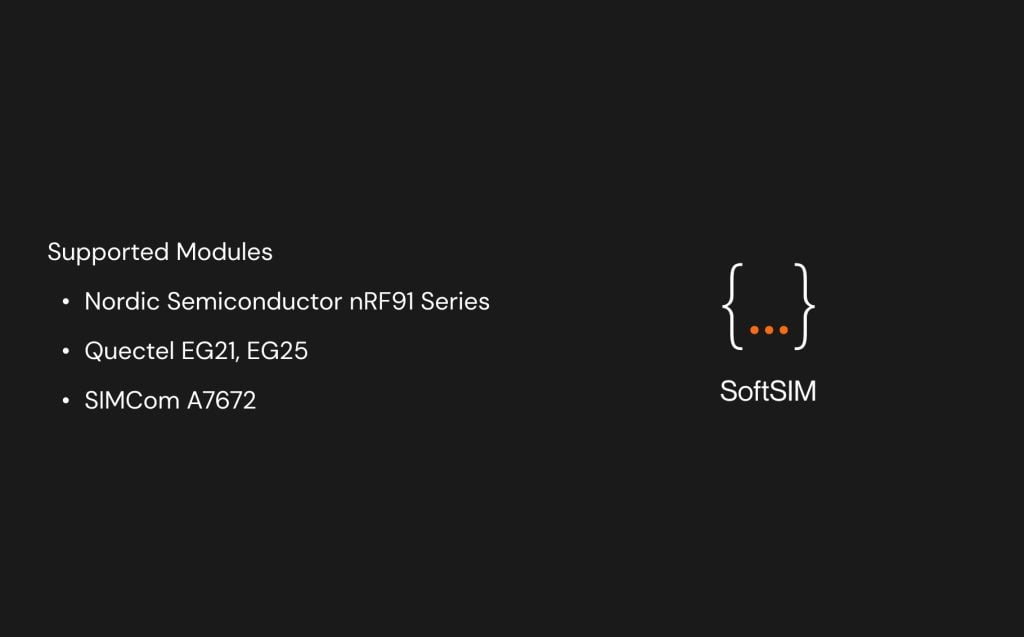 SoftSIM Unterstützte Module Onomondo
